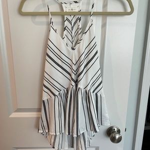 Lou & Grey Black and White Striped Top XS